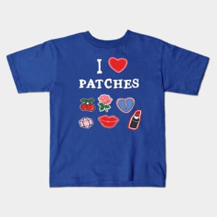 Hippie patches collection Kids T-Shirt